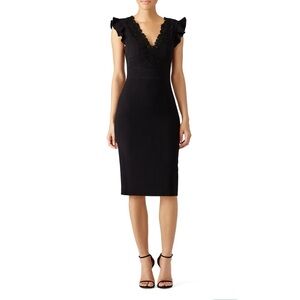 Rebecca Taylor Black Lace Dress